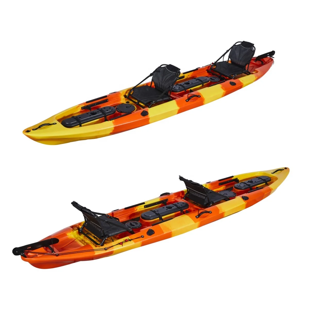 Fishing Kayak Paddle - الجملة 2 شخص البلاستيك كاياك للعائلة