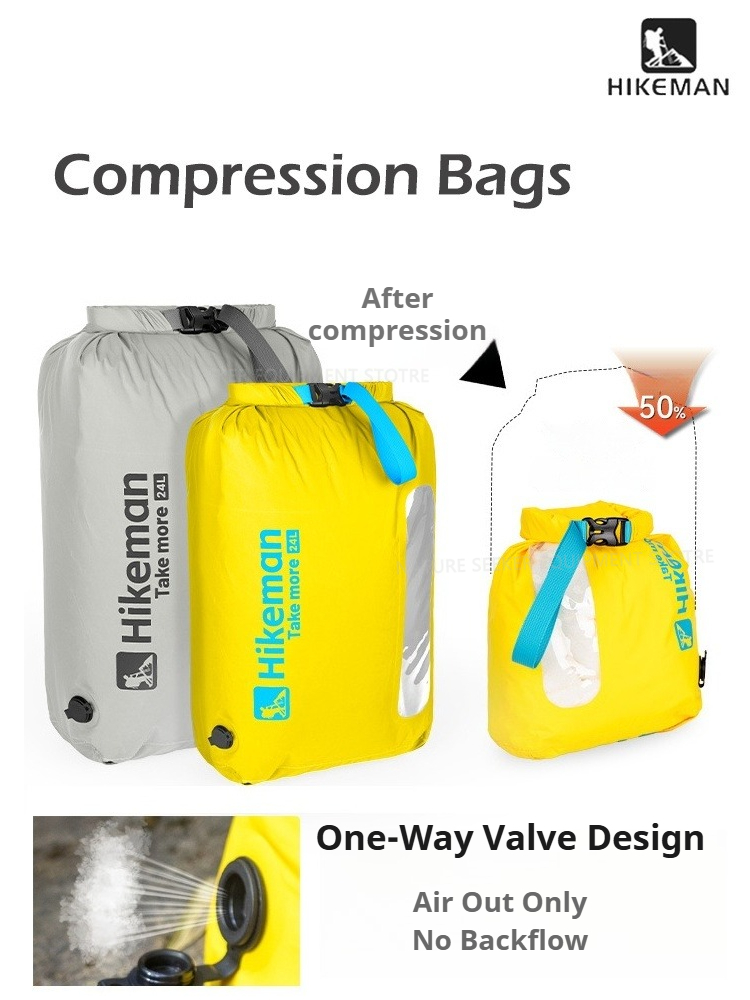 Fishing Kayak Storage Bag - حقيبة ضغط فراغية من HIKEMAN مع