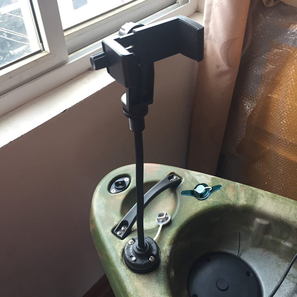 Fishing Kayak Fish Finder Mount - كاياك حامل هاتف محمول قوس أسود