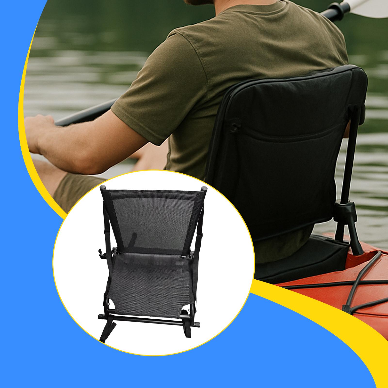Fishing Kayak Sit In - مقعد كاياك مع دعم خلفي، مطوي،