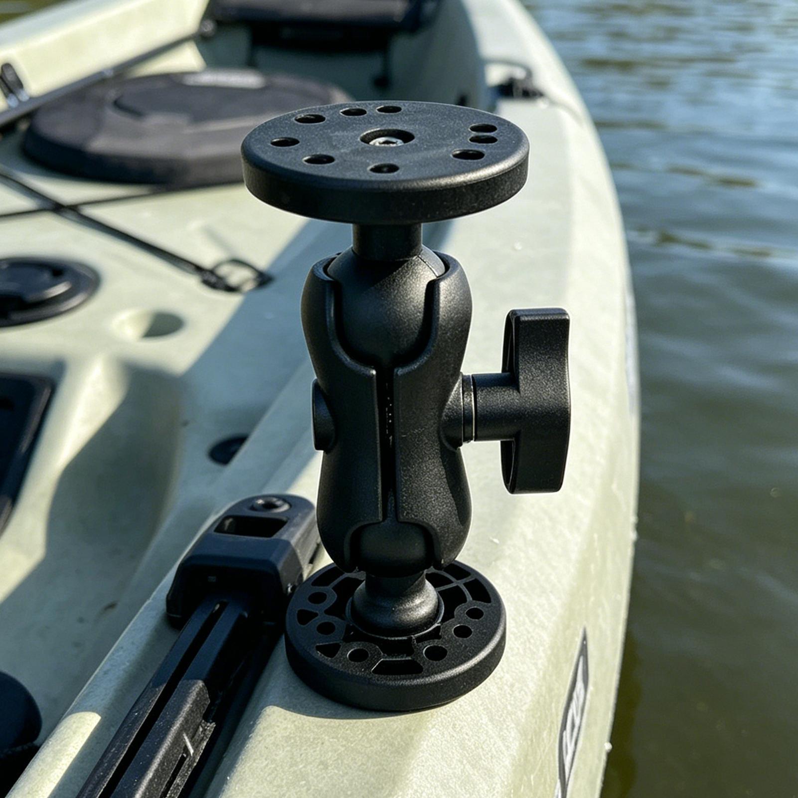 حامل جهاز تحديد مواقع الأسماك  - مراجعة Fishing Kayak Fish Finder Mount وسعره