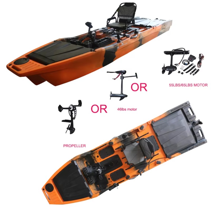 قارب كاياك فايكنج 12.6 قدم بمح - مراجعة Fishing Kayak Trolling Motor وسعره