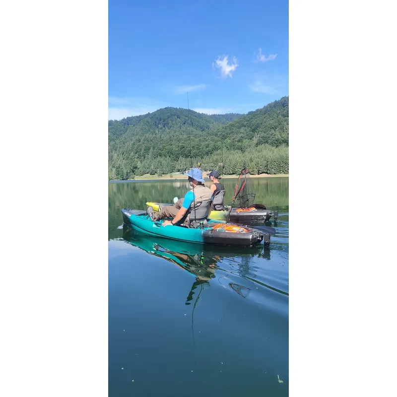 قارب كاياك للصيد بدواسة قيادة  - مراجعة Fishing Kayak Sit In وسعره