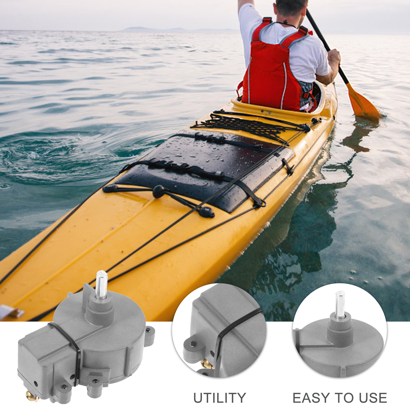 مفتاح تحكم في سرعة محرك القارب - مراجعة Fishing Kayak Trolling Motor وسعره