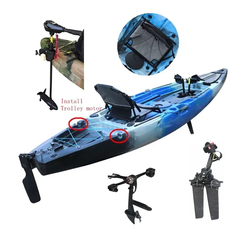 محرك صيد كهربائي بدواسة واحدة  - مراجعة Fishing Kayak Sit In وسعره