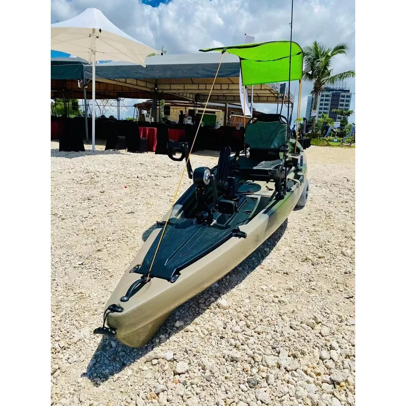 محرك صيد كهربائي بدواسة واحدة  - مراجعة Fishing Kayak Sit In وسعره